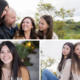 A senior and family portrait session set in a scenic outdoor location. The images capture a mix of heartfelt family moments, a solo senior portrait with a warm smile, and a sibling bond against a natural backdrop. A perfect combination of celebrating a senior milestone and cherishing family connections.